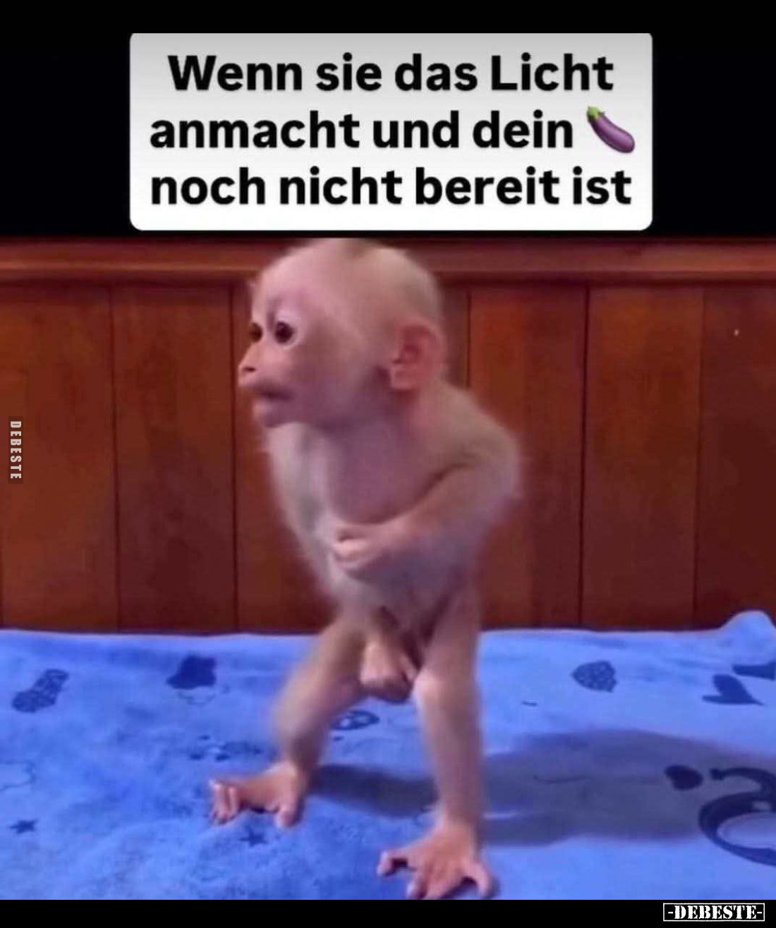 Wenn sie das Licht anmacht und dein... noch nicht bereit ist...