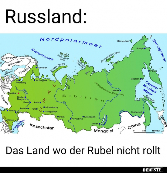 Russland: Das Land wo der Rubel nicht rollt.. - Lustige Bilder | DEBESTE.de