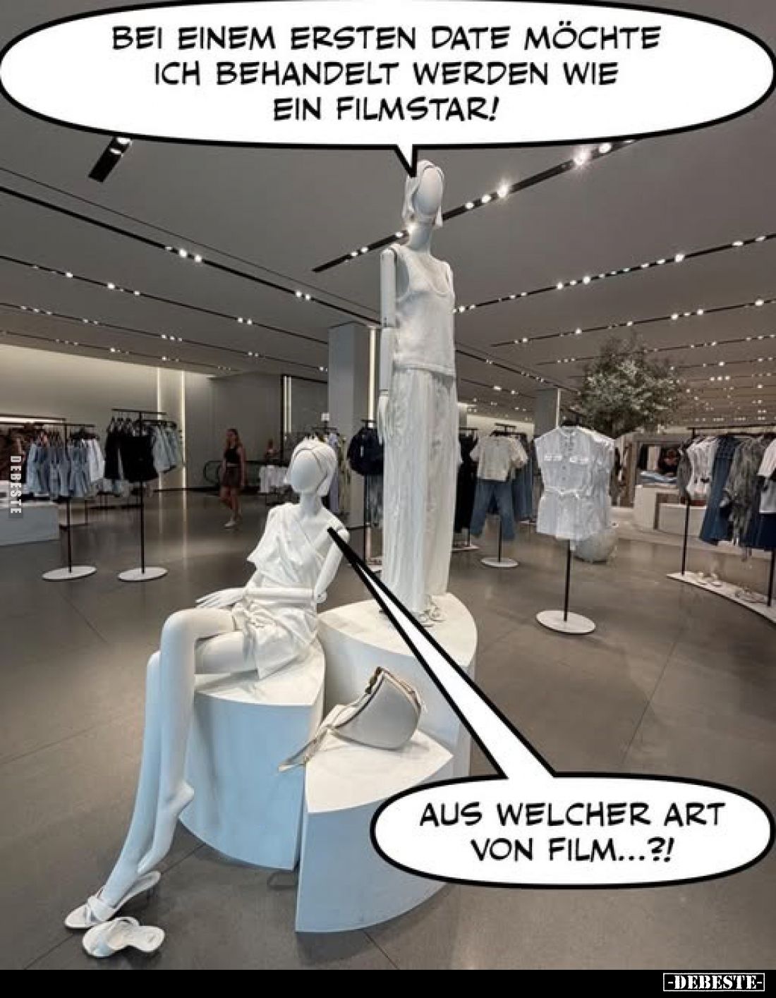 Bei einem ersten Date möchte ich behandelt werden wie ein.. - Lustige Bilder | DEBESTE.de