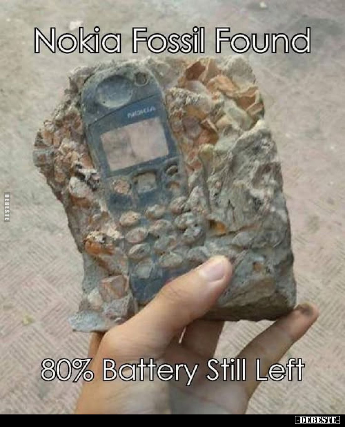 Nokia Fossil Found. - 
80% Battery Still Left.