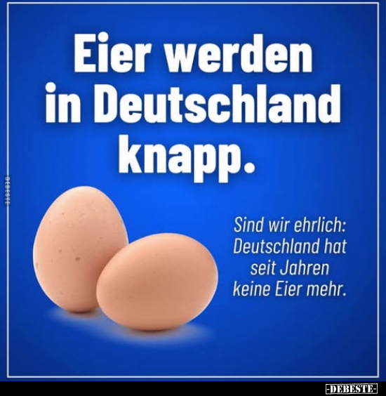 Eier, Deutschland