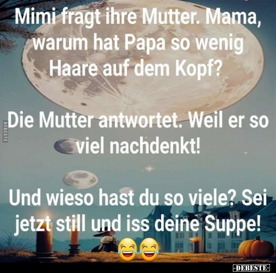 Mutter, Mama, Papa, Haare