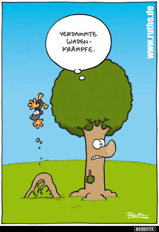 Verdammte Wadenkrämpfe.