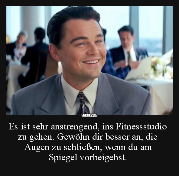 Es ist sehr anstrengend, ins Fitnessstudio zu gehen... - Lustige Bilder | DEBESTE.de