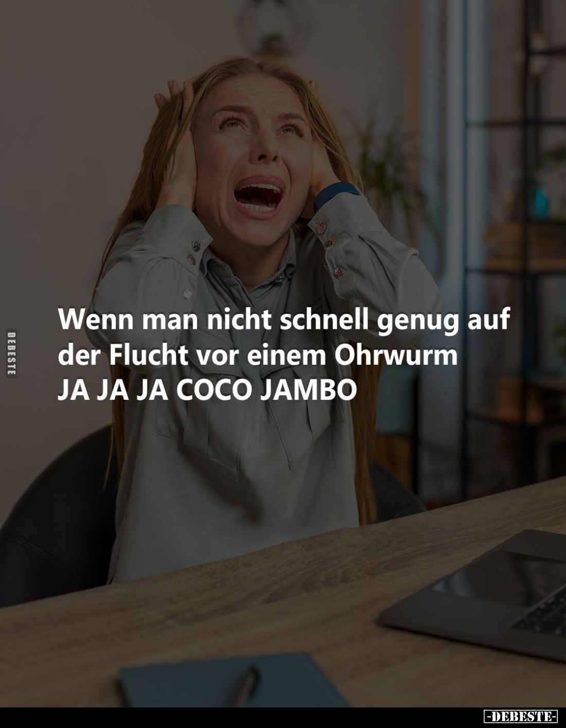 Wenn man nicht schnell genug auf der Flucht vor einem Ohrwurm JA JA JA COCO JAMBO.