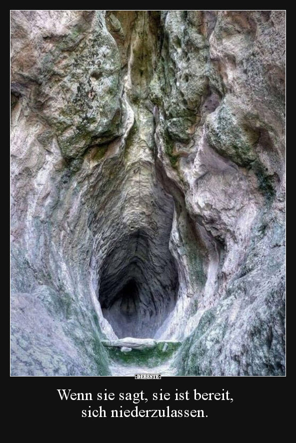 Wenn sie sagt, sie ist bereit, sich niederzulassen