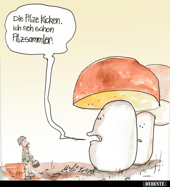 Die Pilze kicken.. - Lustige Bilder | DEBESTE.de