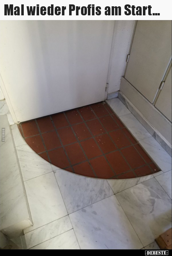 Mal wieder Profis am Start...