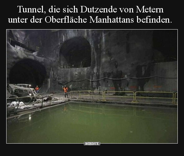 Tunnel, die sich Dutzende von Metern unter der Oberfläche.. - Lustige Bilder | DEBESTE.de