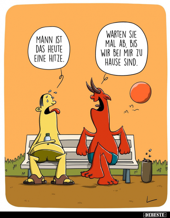 Mann ist das heute eine Hitze.. - Lustige Bilder | DEBESTE.de