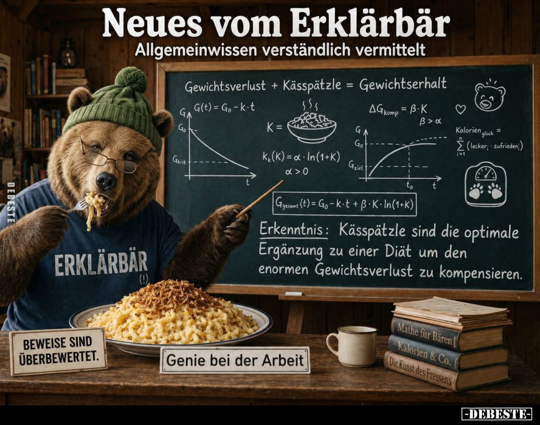 Neues vom Erklärbär.
Allgemeinwissen verständlich vermittelt.