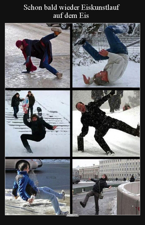 Schon bald wieder Eiskunstlauf auf dem Eis.. - Lustige Bilder | DEBESTE.de