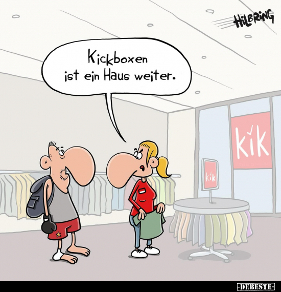 Kickboxen ist ein Haus weiter... - Lustige Bilder | DEBESTE.de