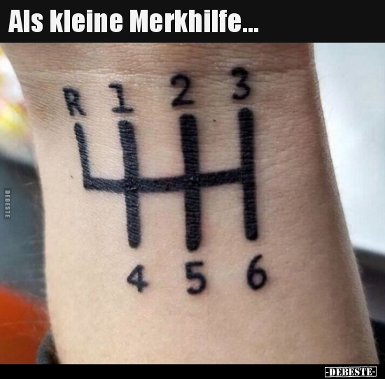 Als kleine Merkhilfe...