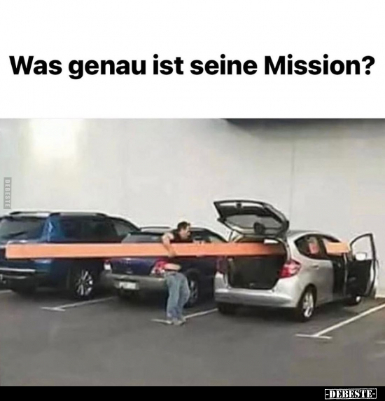 Was genau ist seine Mission?.. - Lustige Bilder | DEBESTE.de