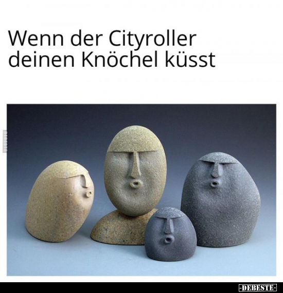 Wenn der Cityroller deinen Knöchel küsst.. - Lustige Bilder | DEBESTE.de