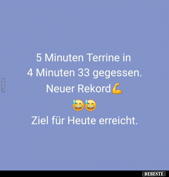 5 Minuten Terrine in 4 Minuten 33 gegessen.. - Lustige Bilder | DEBESTE.de