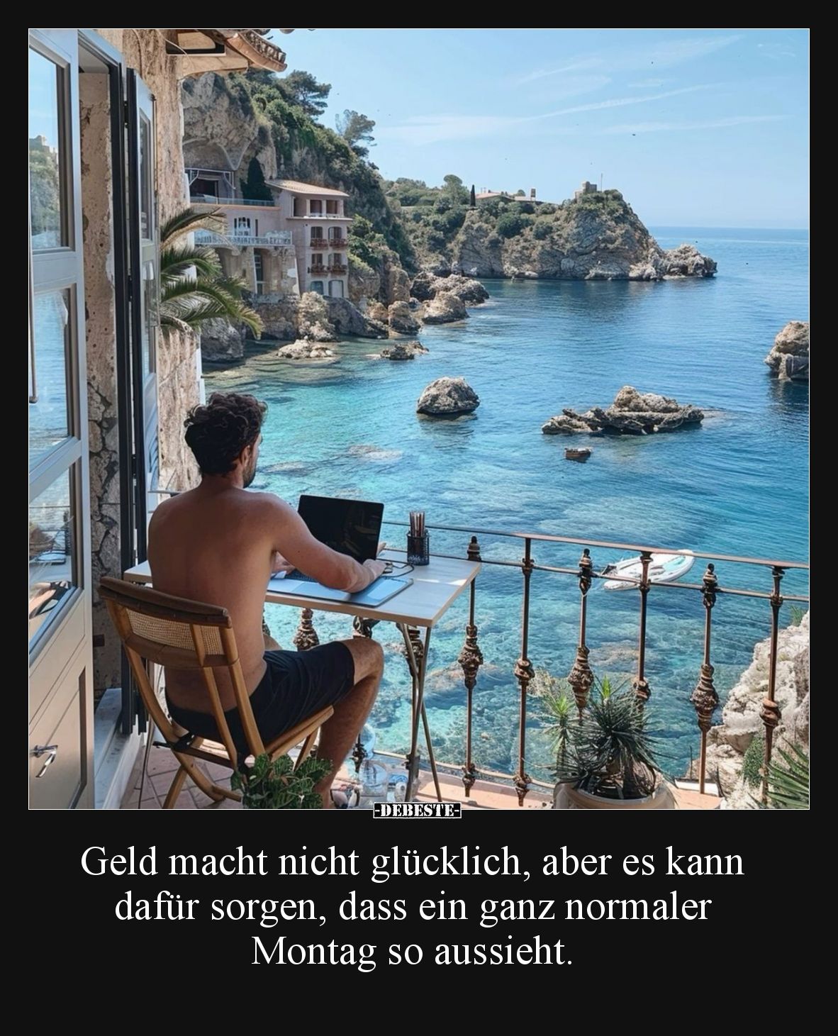 Geld macht nicht glücklich, aber es kann dafür sorgen.. - Lustige Bilder | DEBESTE.de