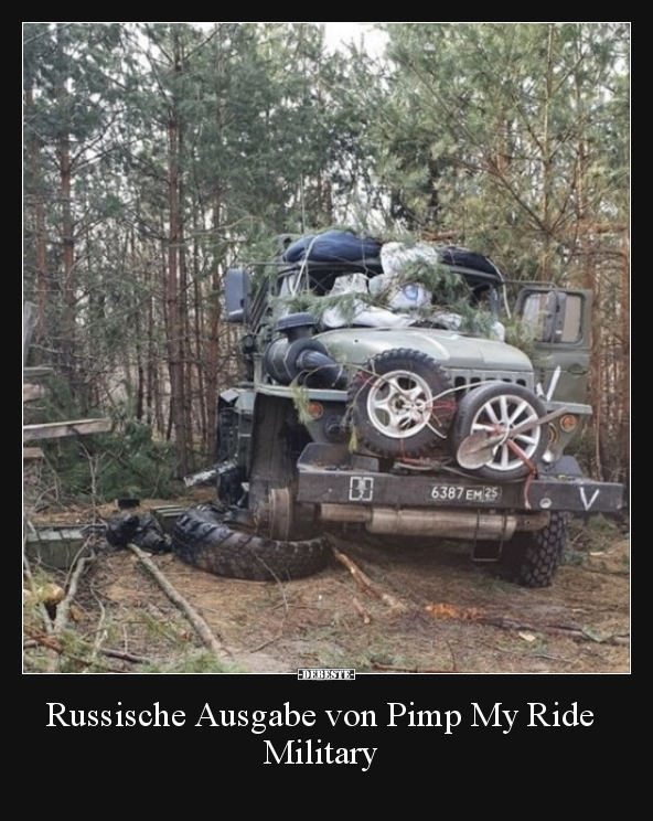 Russische Ausgabe von Pimp My Ride Military.. - Lustige Bilder | DEBESTE.de
