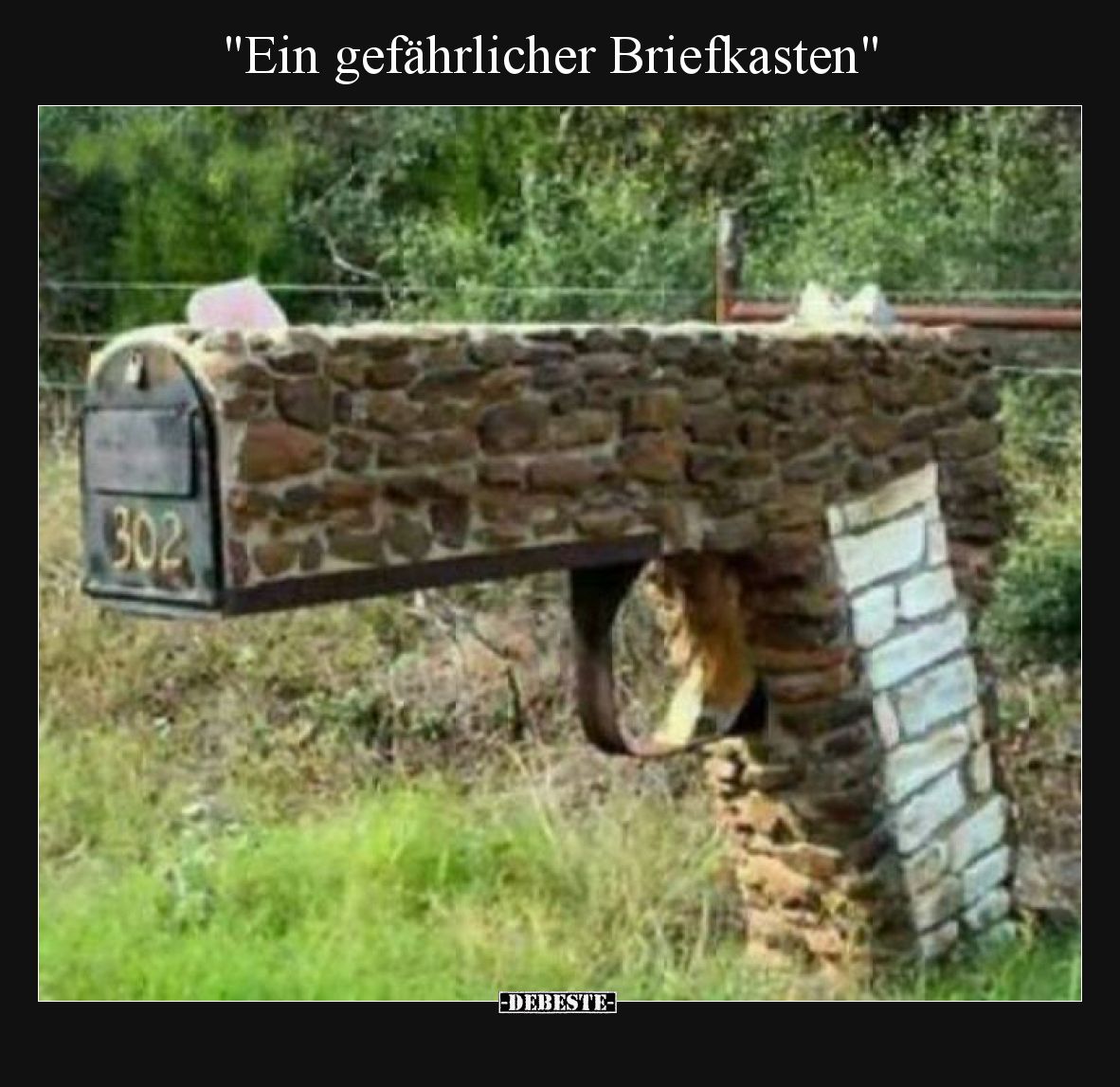 Ein gefährlicher Briefkasten
