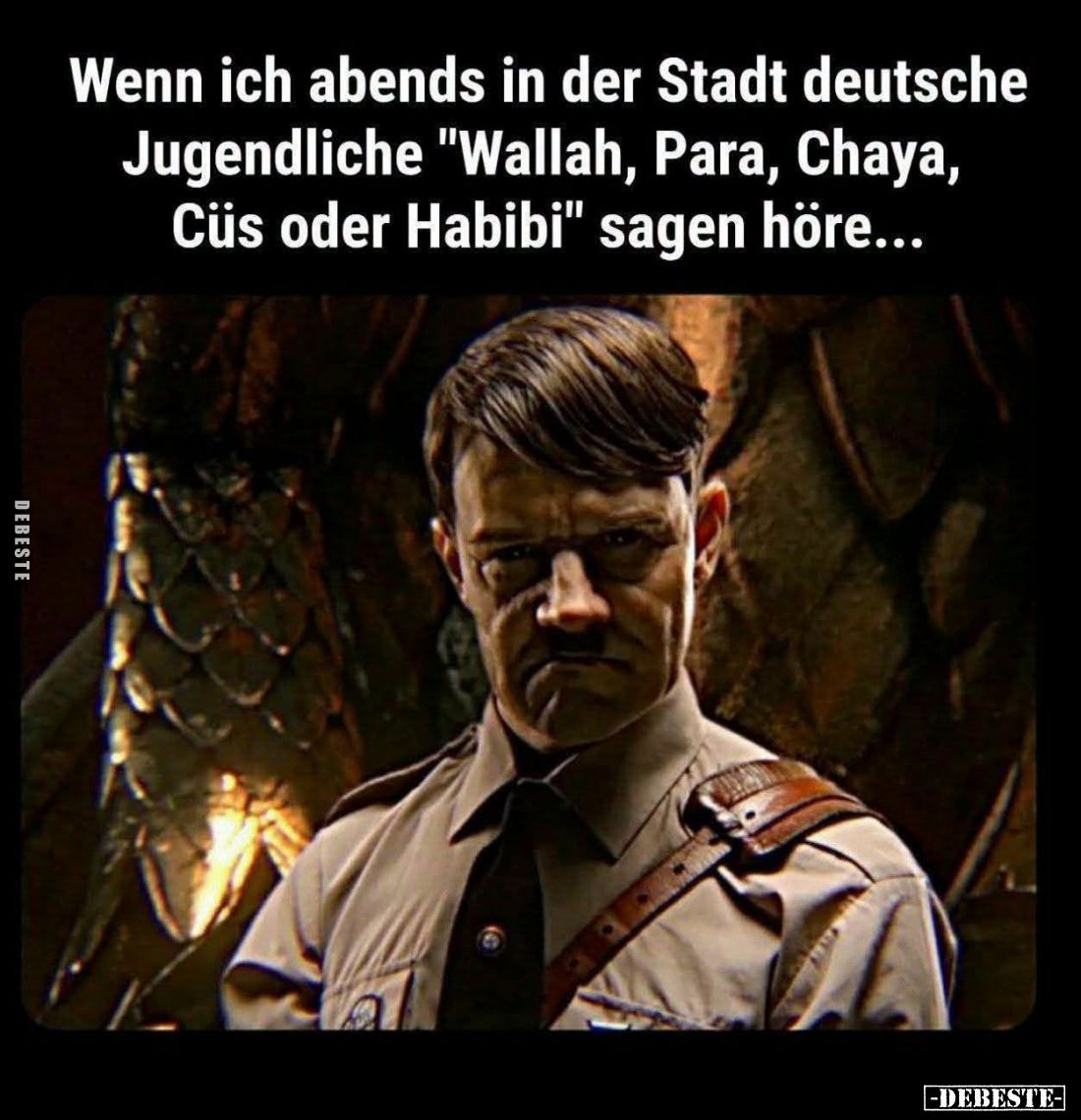Wenn ich abends in der Stadt deutsche Jugendliche "Wallah, Para, Chaya, Cüs oder Habibi" sagen höre...