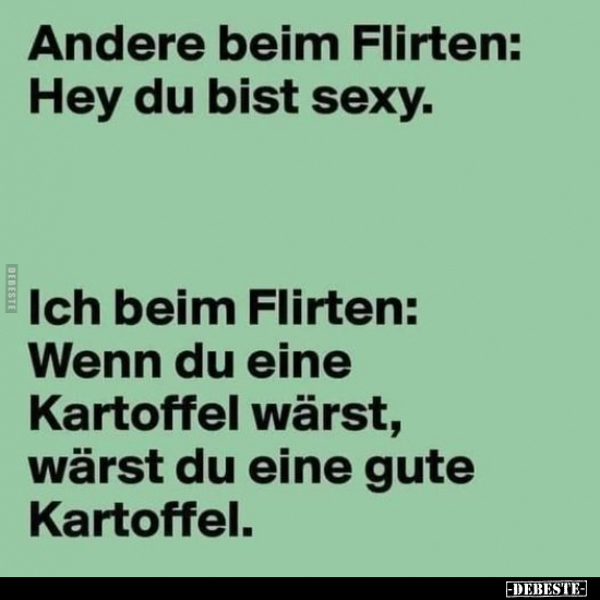 Andere beim Flirten: Hey du bist se*xy... - Lustige Bilder | DEBESTE.de