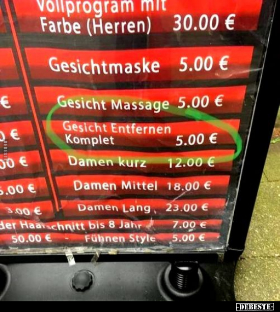 Gesicht Entfernen - Komplet..