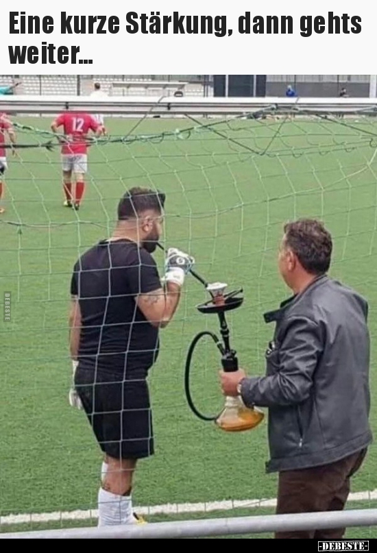 Eine kurze Stärkung, dann gehts weiter...