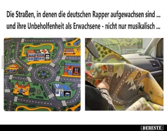 Die Straßen, in denen die deutschen Rapper.. - Lustige Bilder | DEBESTE.de