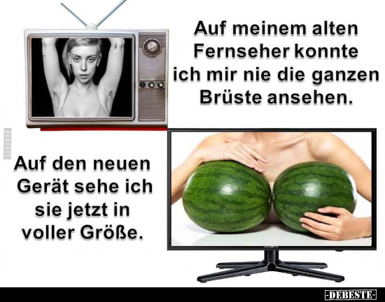 Auf meinem alten Fernseher konnte ich mir nie die ganzen.. - Lustige Bilder | DEBESTE.de