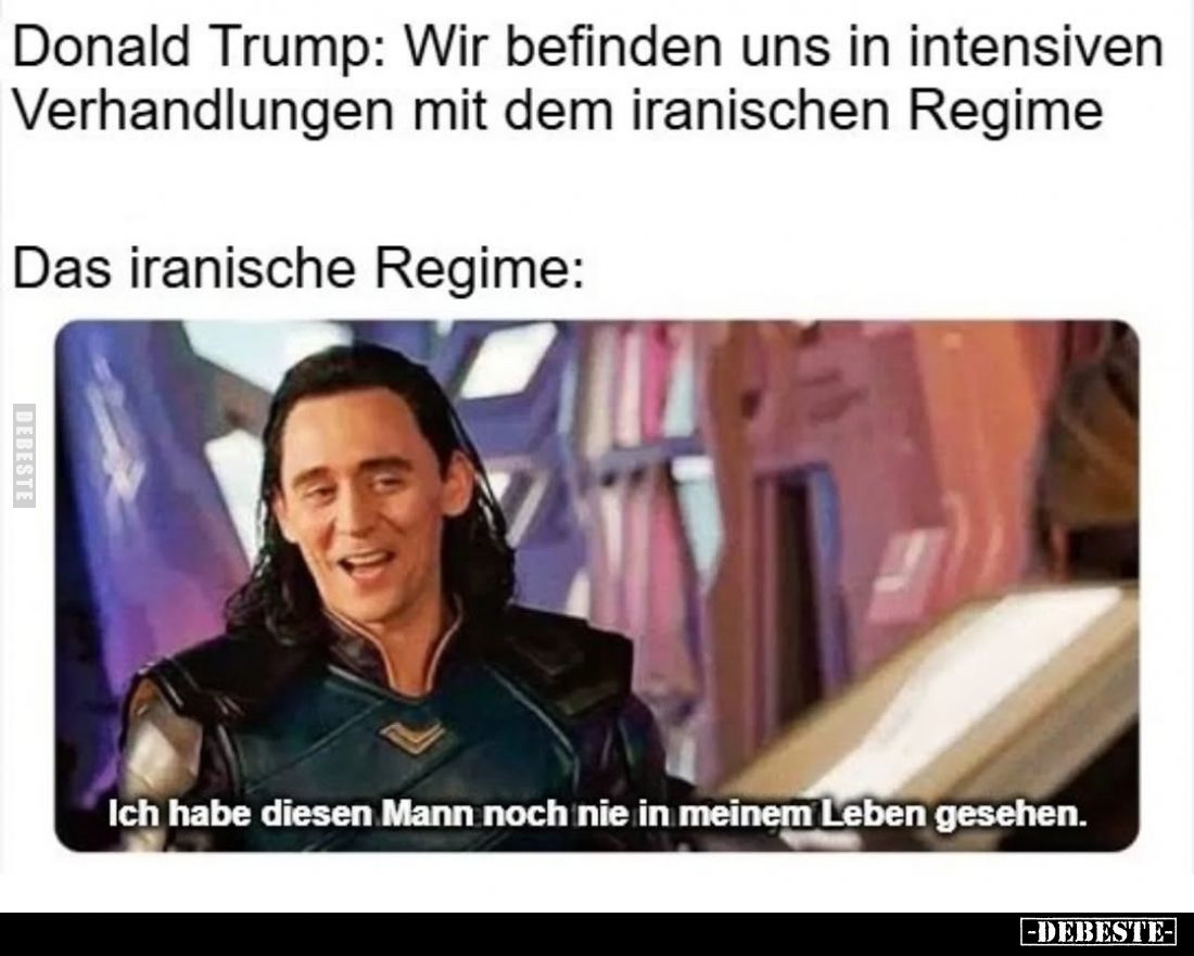 Donald Trump: Wir befinden uns in intensiven Verhandlungen.. - Lustige Bilder | DEBESTE.de