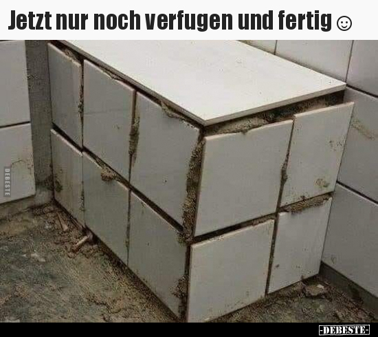 Jetzt nur noch verfugen und fertig ☺