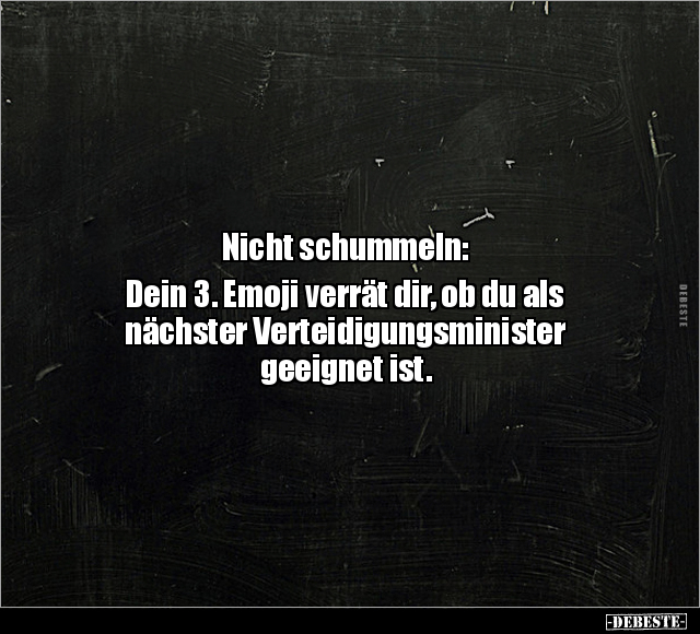 Nicht schummeln: Dein 3. Emoji verrät dir, ob du als.. - Lustige Bilder | DEBESTE.de