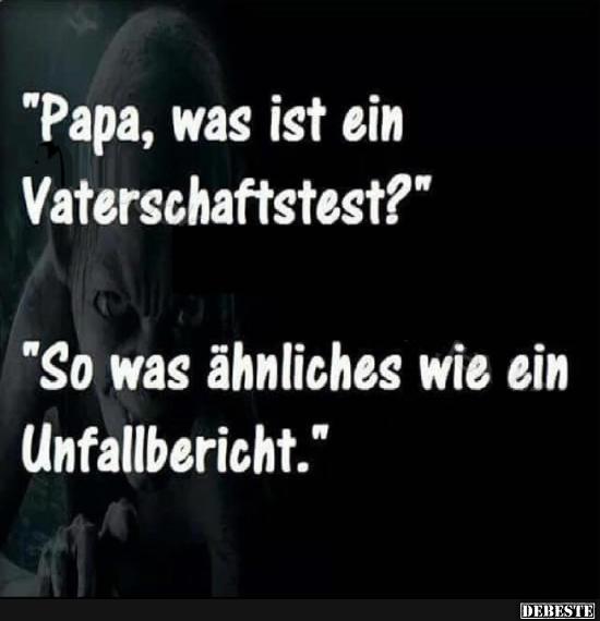 Papa, was ist ein Vaterschaftstest?