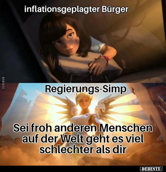 Inflationsgeplagter Bürger.. - Lustige Bilder | DEBESTE.de