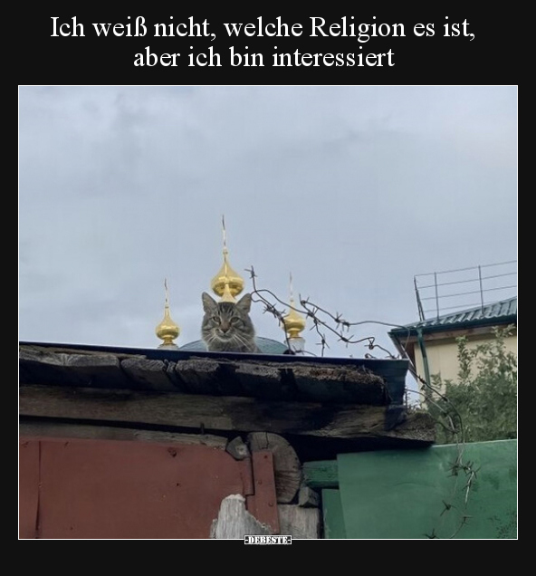 Ich weiß nicht, welche Religion es ist, aber ich bin.. - Lustige Bilder | DEBESTE.de