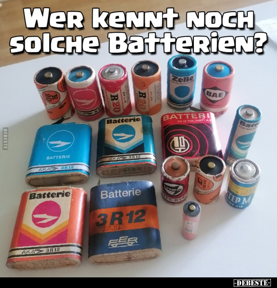 Wer kennt noch solche Batterien?.. - Lustige Bilder | DEBESTE.de