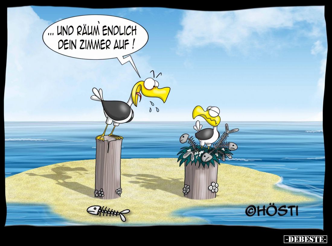 Und räum' endlich dein Zimmer auf!