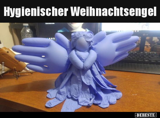 Hygienischer Weihnachtsengel.. - Lustige Bilder | DEBESTE.de