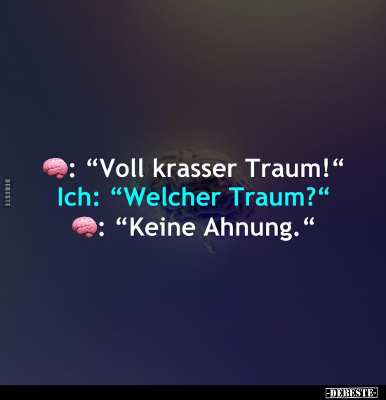 "Voll krasser Traum!".. - Lustige Bilder | DEBESTE.de