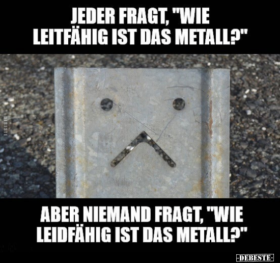 Jeder fragt, "wie leitfähig ist das Metall?"..