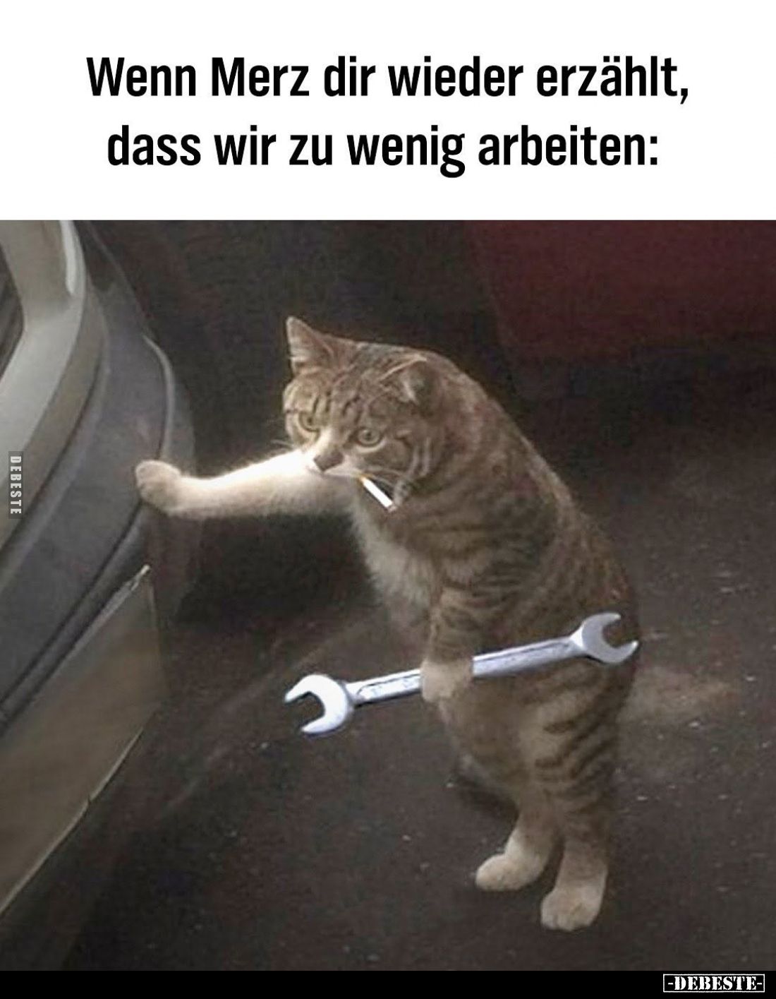 Wenn Merz dir wieder erzählt, dass wir zu wenig arbeiten: