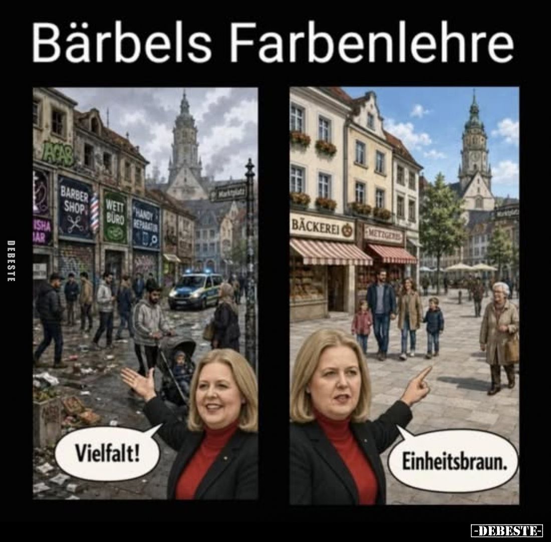 Bärbels Farbenlehre:
Vielfalt!
Einheitsbraun.