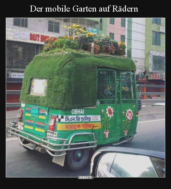 Der mobile Garten auf Rädern.. - Lustige Bilder | DEBESTE.de