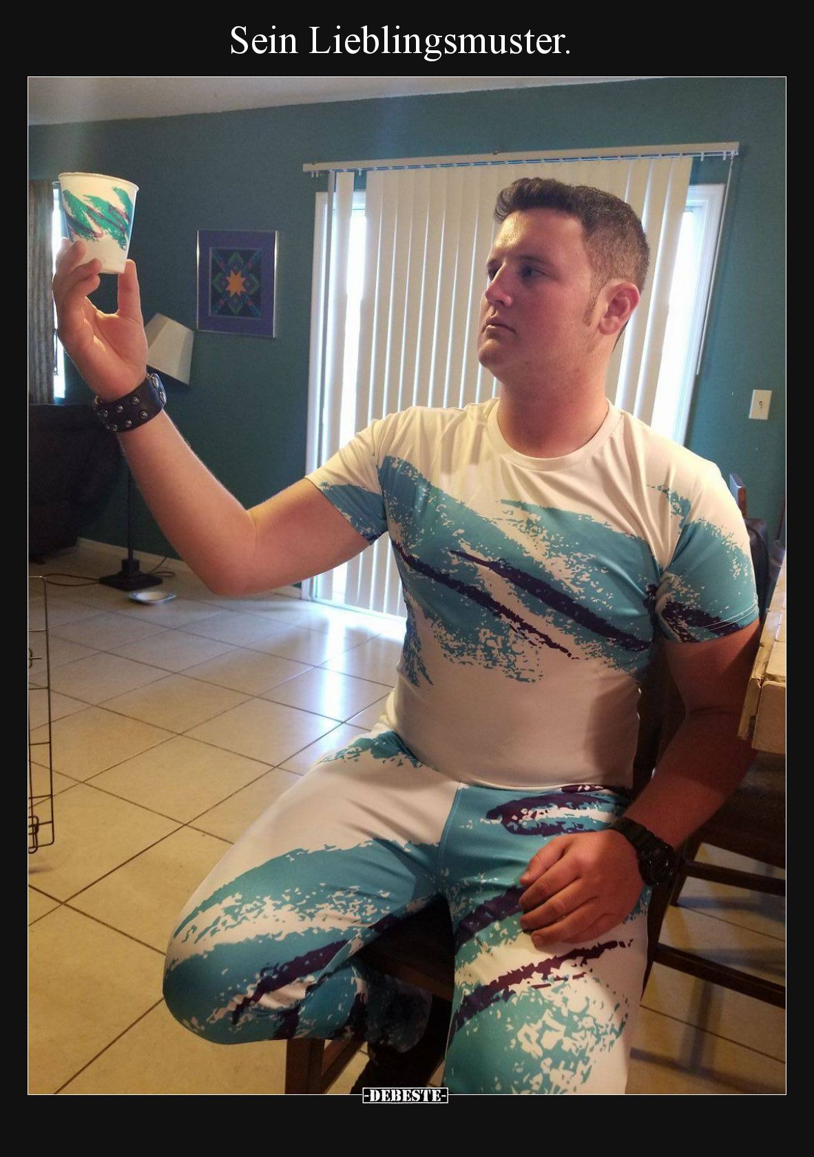 Sein Lieblingsmuster.