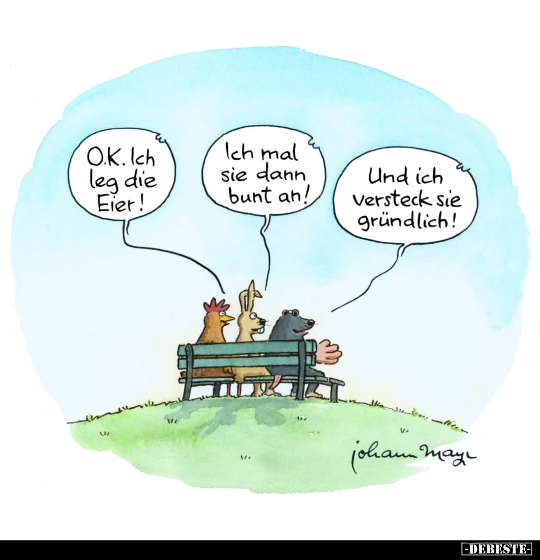 O.K. Ich leg die Eier!.. - Lustige Bilder | DEBESTE.de
