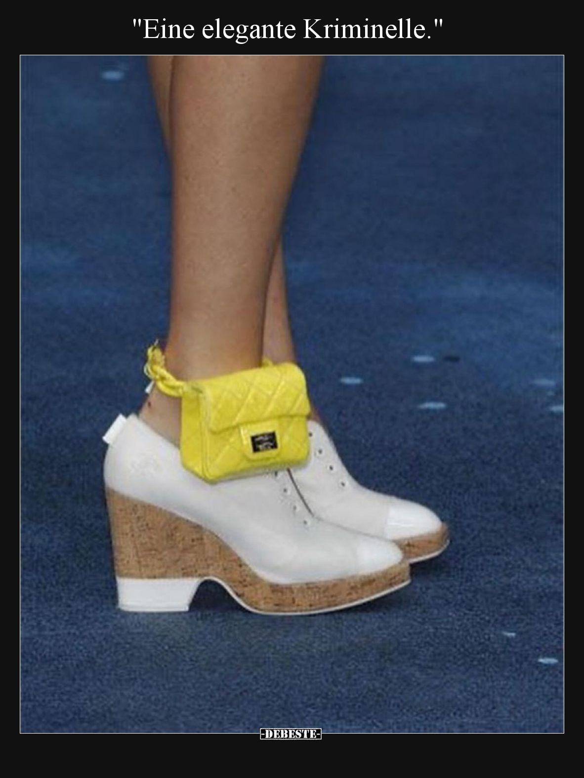Eine elegante Kriminelle.