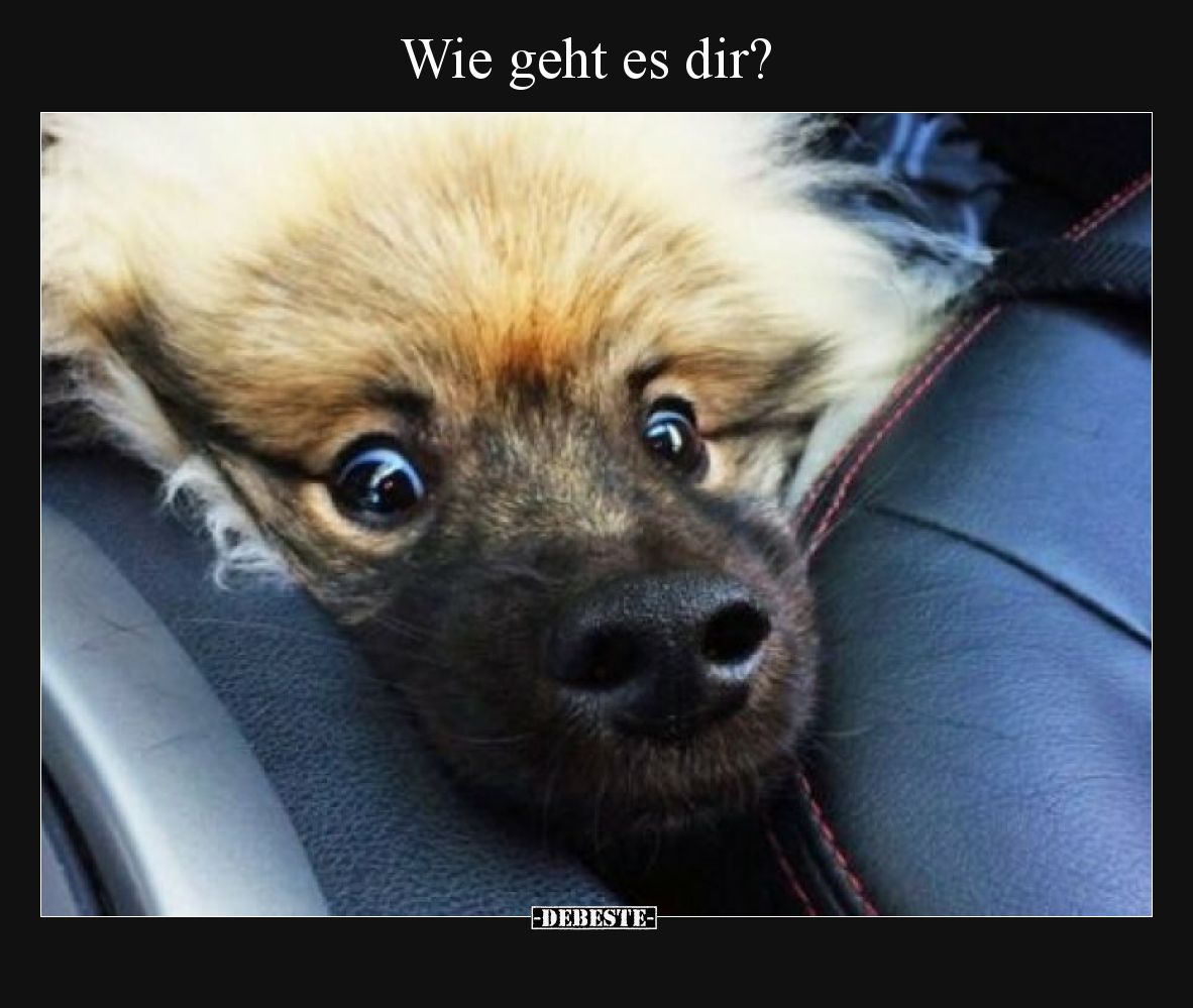 Wie geht es dir?