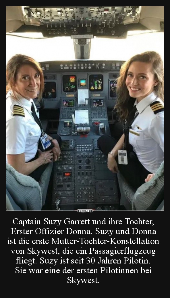 Captain Suzy Garrett und ihre Tochter, Erster Offizier.. - Lustige Bilder | DEBESTE.de