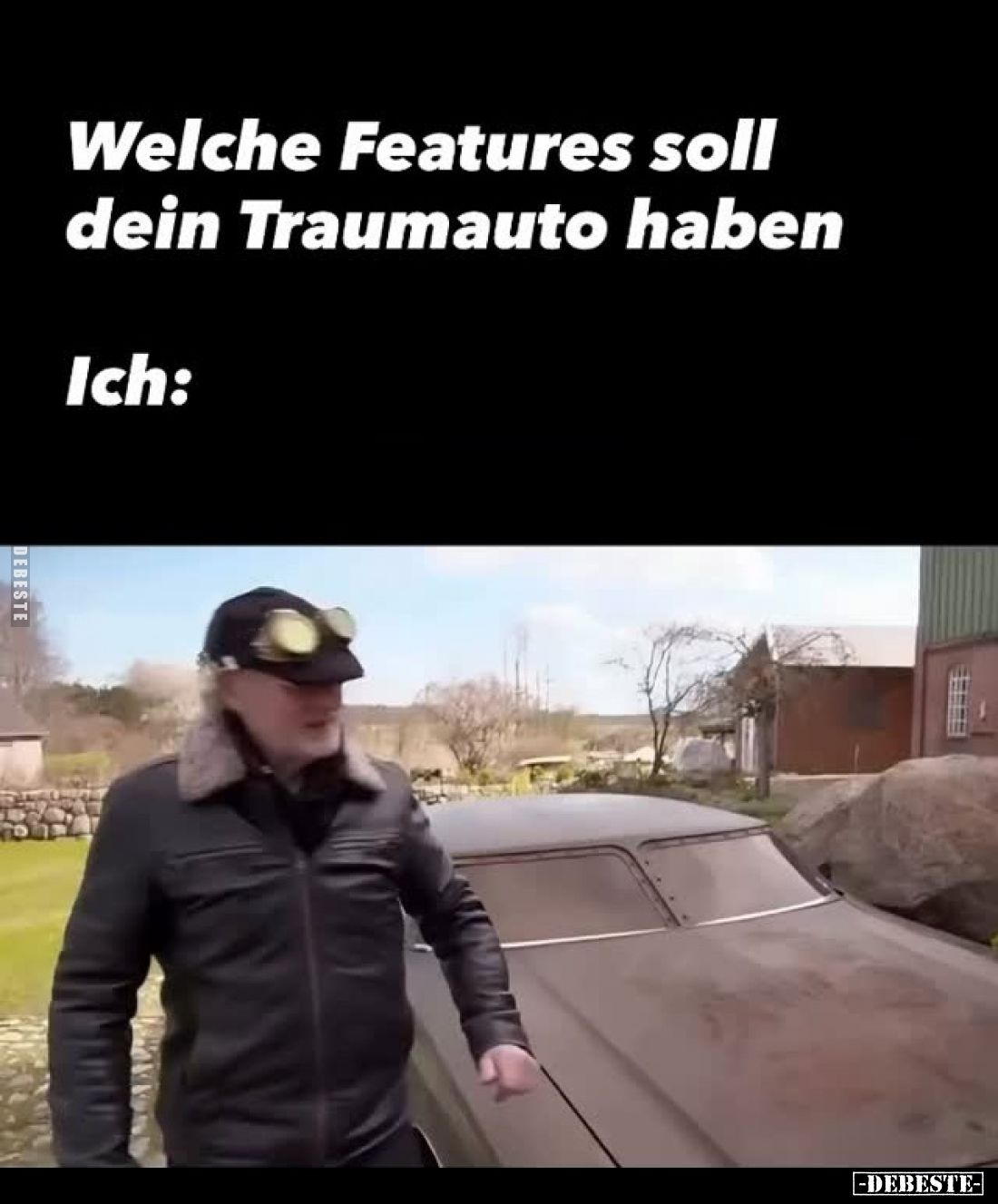 Welche Features soll dein Traumauto haben.